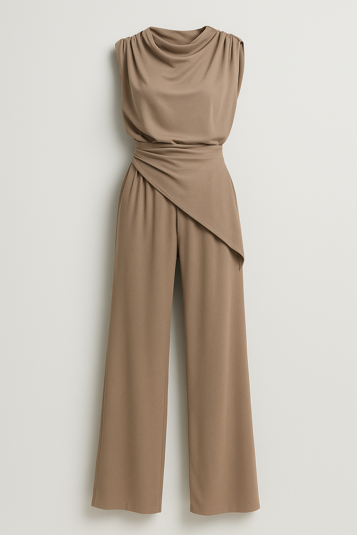 CLARISSA - Luxe Wide-Leg Jumpsuit