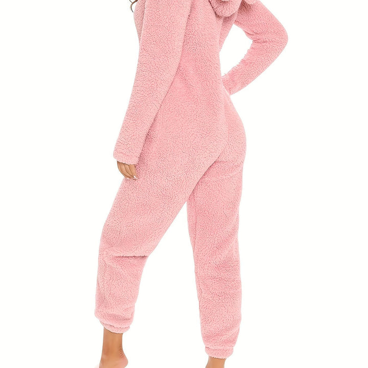 Kelsie-Plush Fleece Pyjama Jumpsuit -