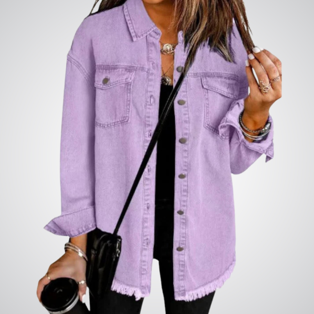 Mathilde™ - Klassisk Jeansjacka för Vardagsbruk