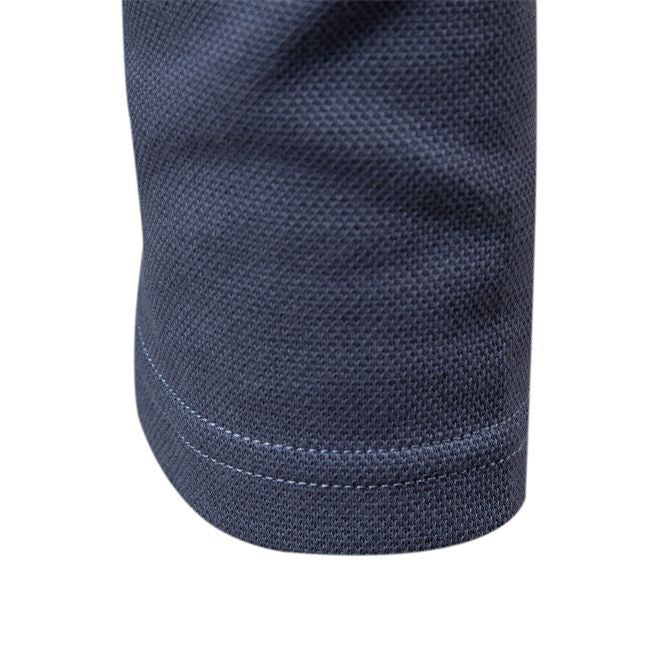 Långärmad Pikétröja i Bomullsmix (-70% Utförsäljning)