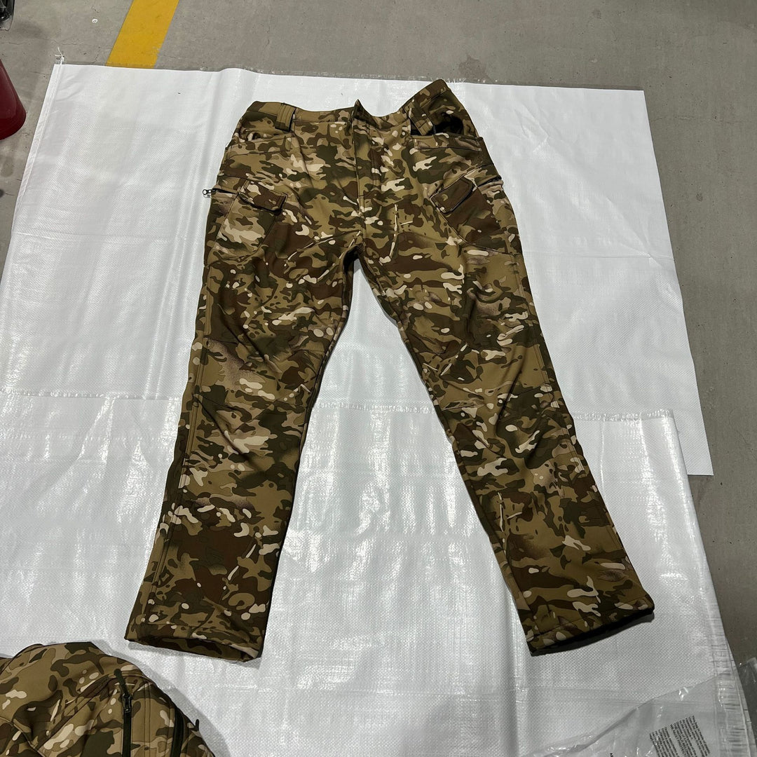 Nordic Tactical | Vind- och vattentät Friluftsbyxa med Polärfleece