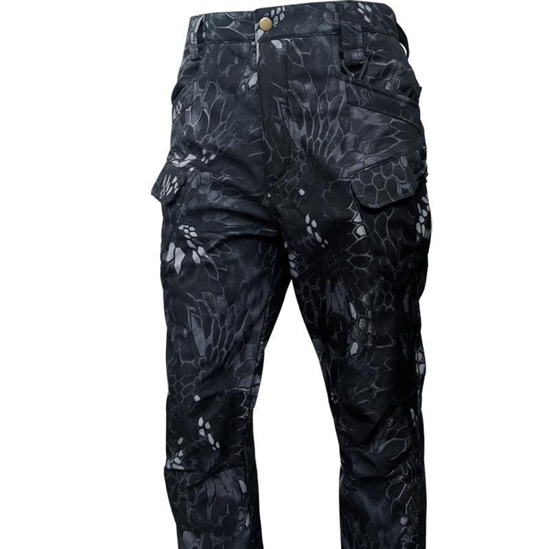 Nordic Tactical | Vind- och vattentät Friluftsbyxa med Polärfleece